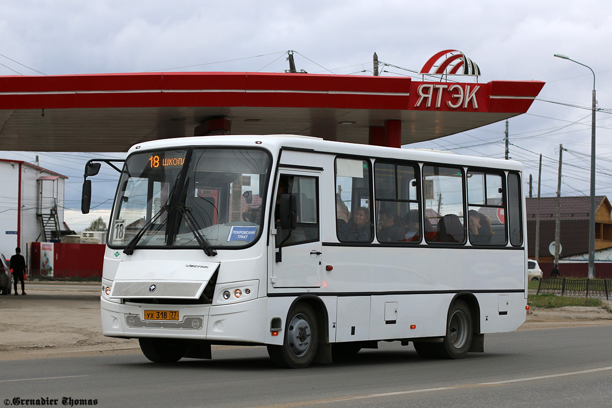 Саха (Якутия), ПАЗ-320302-22 "Вектор" № УХ 318 77