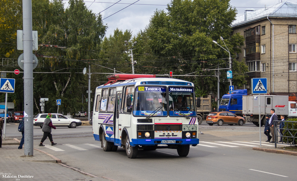 Томская область, ПАЗ-32053-50 № К 438 ТВ 70