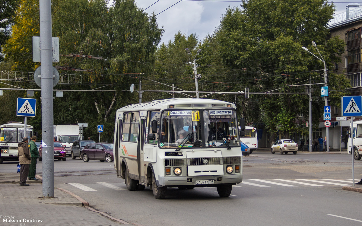 Томская область, ПАЗ-32054 № С 187 ЕР 154