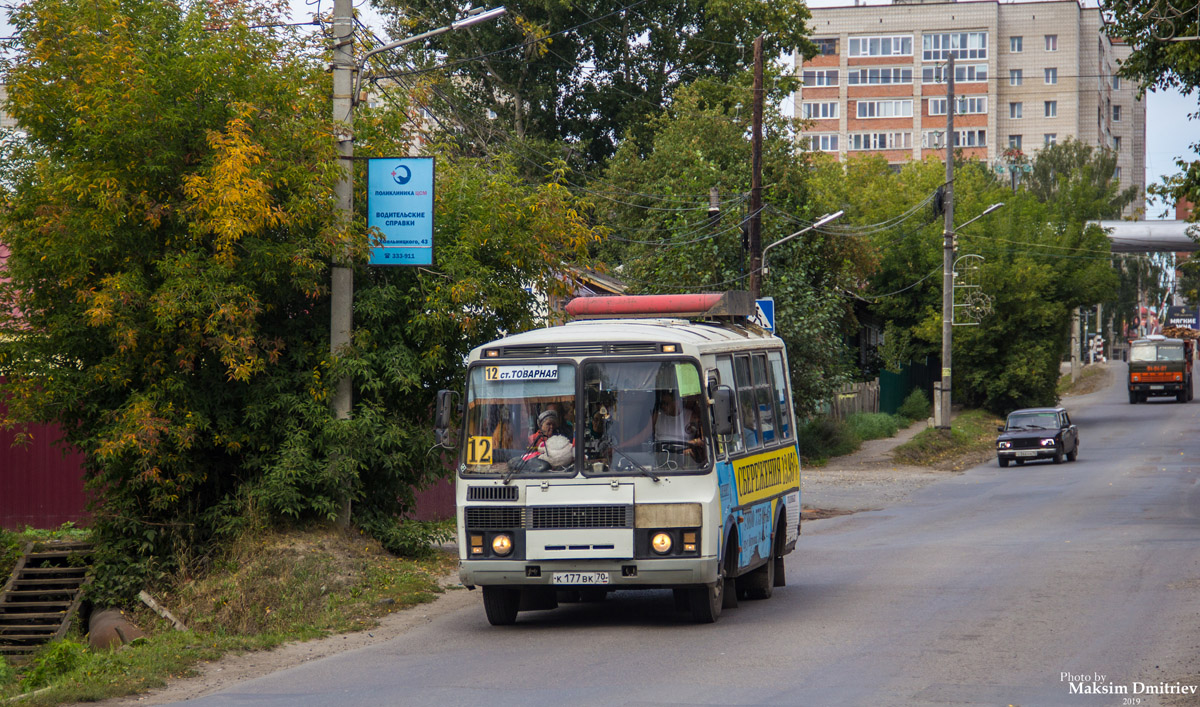 Томская область, ПАЗ-32054 № К 177 ВК 70