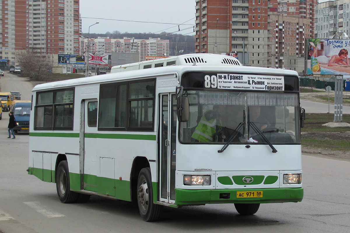 Пензенская область, Daewoo BS106 Royal City (Busan) № АС 971 58