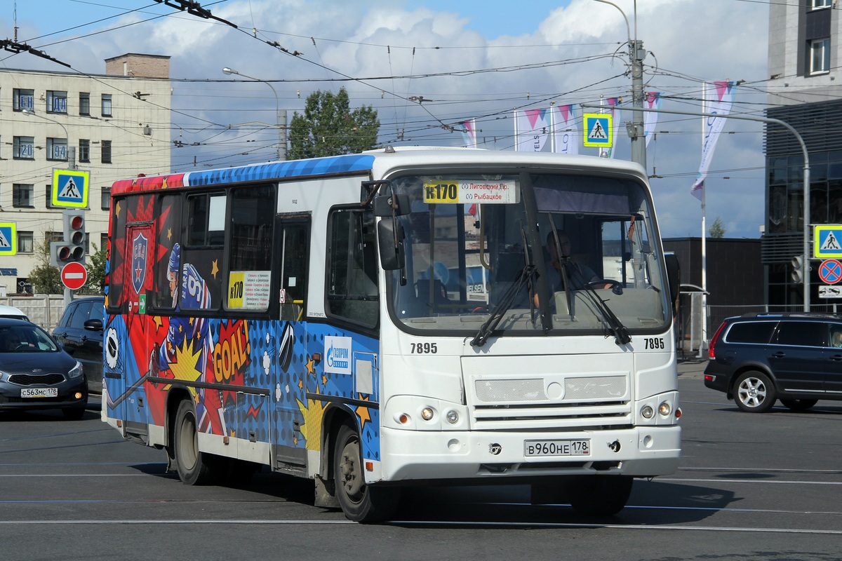 Санкт-Петербург, ПАЗ-320402-05 № 7895