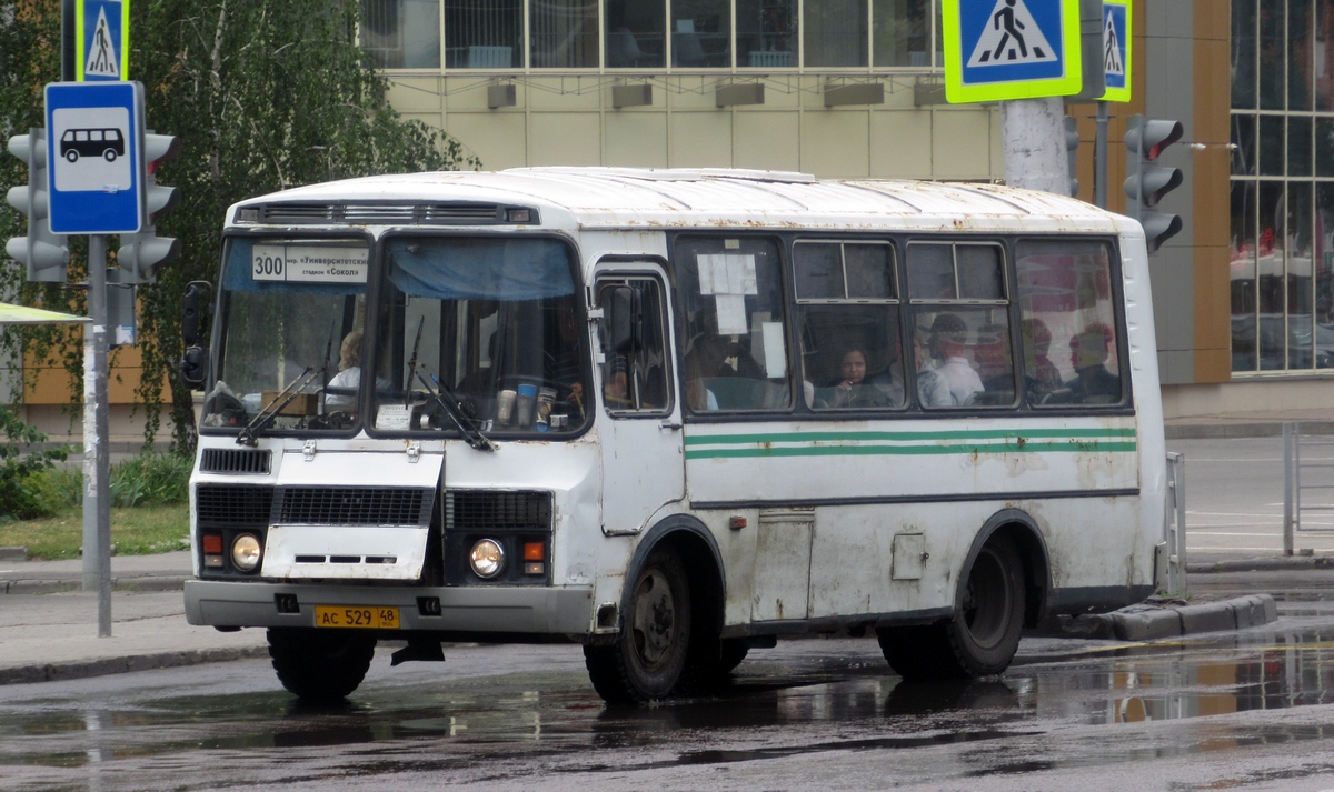 Липецкая область, ПАЗ-32054 № АС 529 48