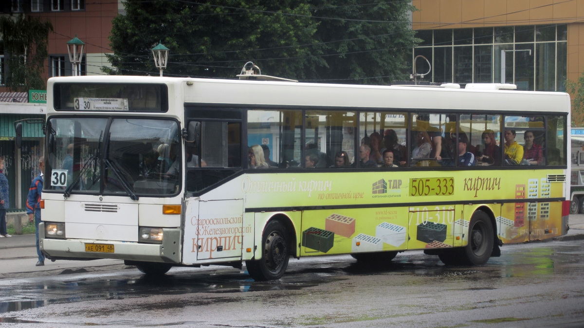 Lipetsk region, Mercedes-Benz O405 № АЕ 091 48