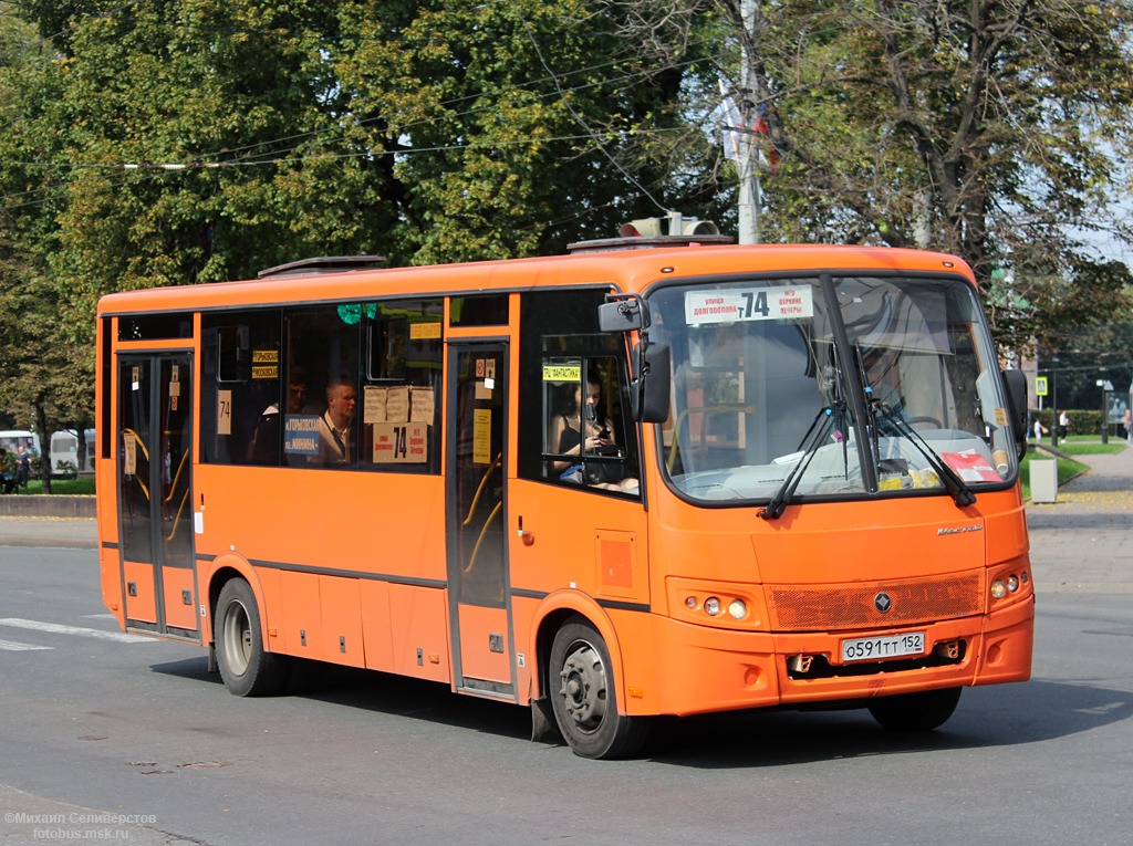 Нижегородская область, ПАЗ-320414-04 "Вектор" № О 591 ТТ 152