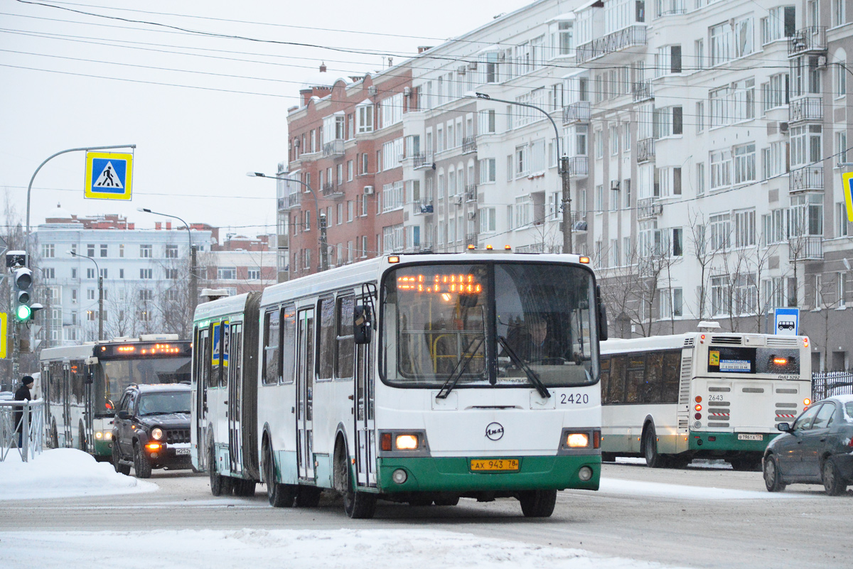 Санкт-Петербург, ЛиАЗ-6212.00 № 2420