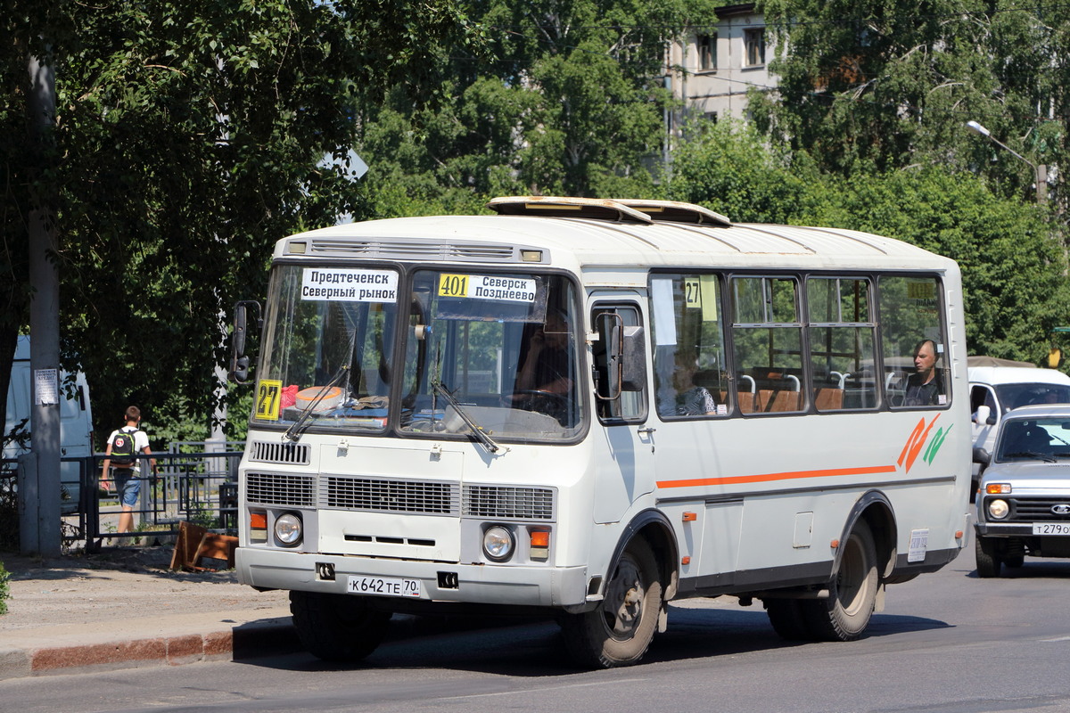 Томская область, ПАЗ-32054 № К 642 ТЕ 70