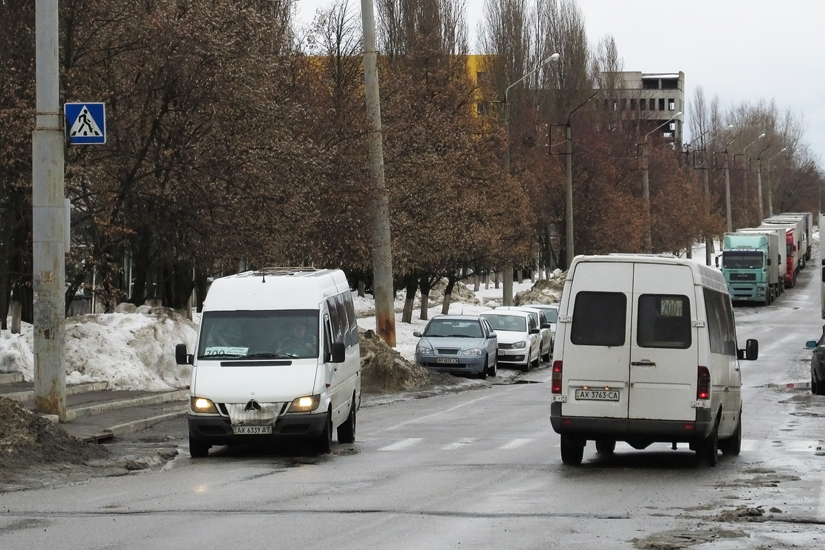 Харьковская область, Mercedes-Benz Sprinter W903 313CDI № AX 6339 AT; Харьковская область, Mercedes-Benz Sprinter W903 312D № AX 3763 CA