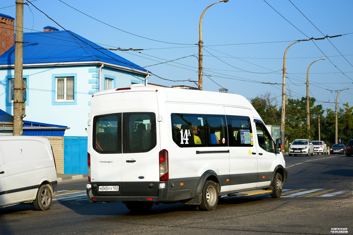 Краснодарский край, Ford Transit FBD [RUS] (Z6F.ESG.) № М 345 УУ 123