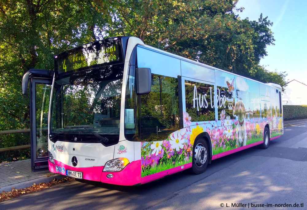 Alsó-Szászország, Mercedes-Benz Citaro C2 hybrid sz.: 73