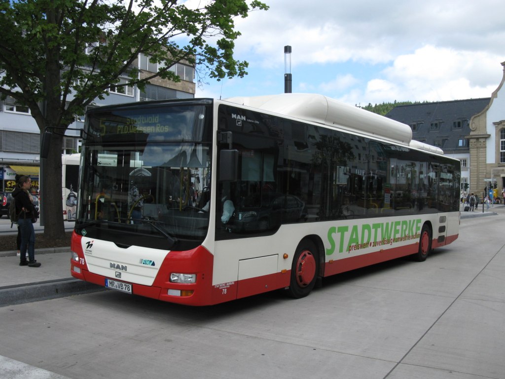 Гессен, MAN A21 Lion's City NL313 CNG № 78