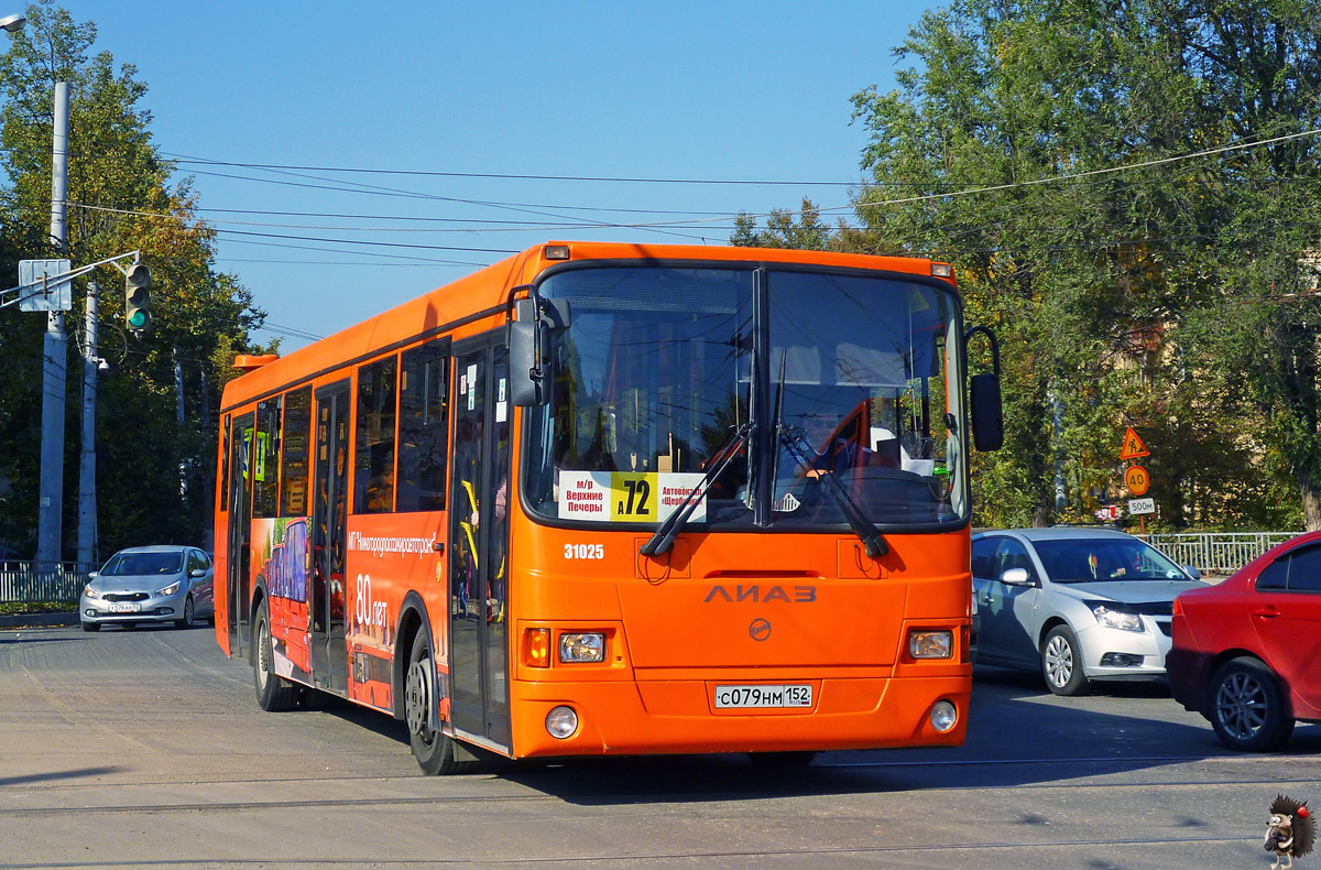 Нижегородская область, ЛиАЗ-5293.60 № 31025