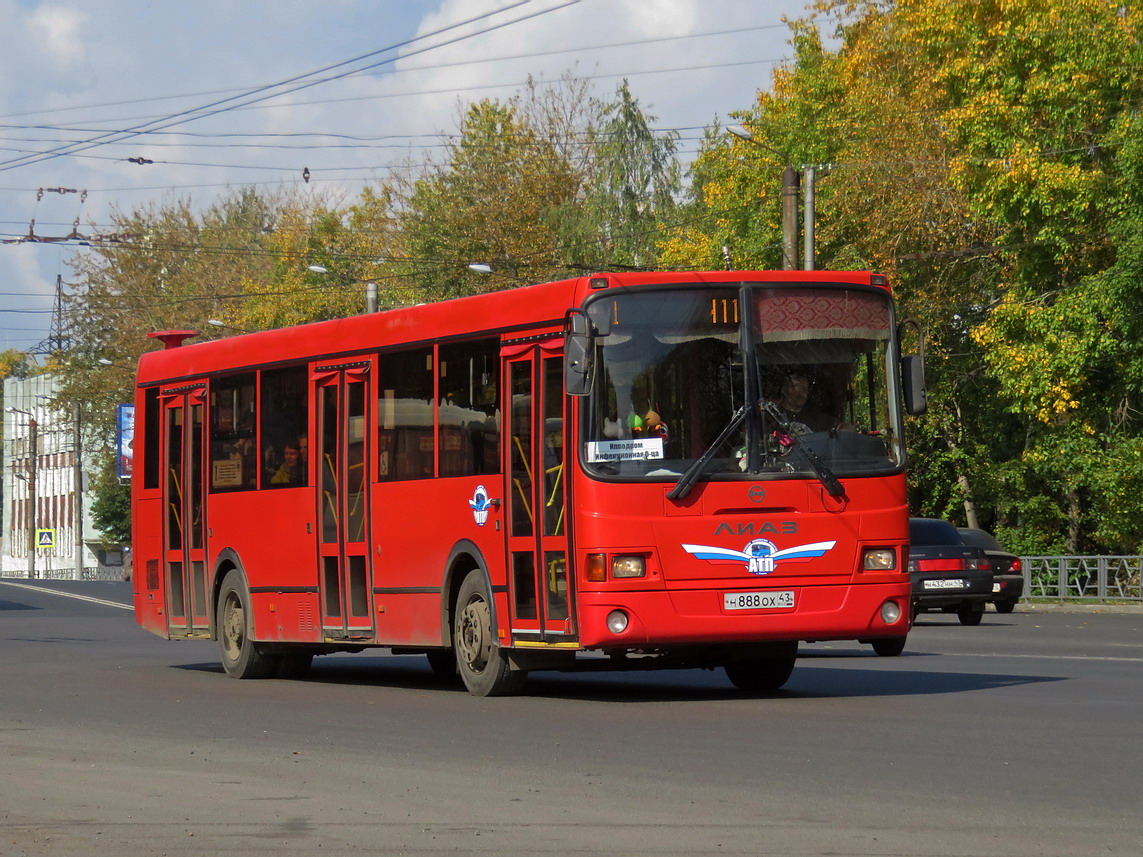Kirov region, LiAZ-5293.54 č. Н 888 ОХ 43