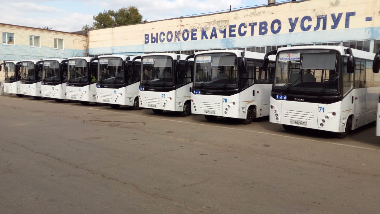 Uljanovszki terület — New buses LLC 'Simaz'