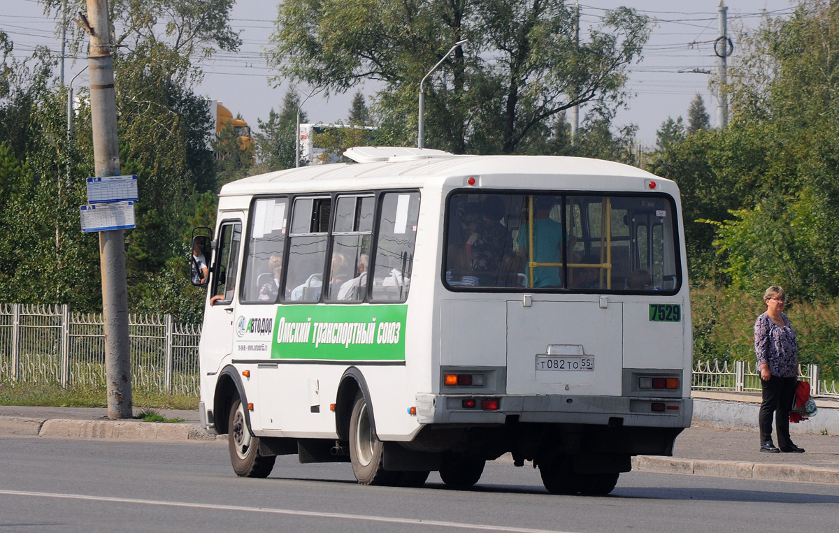 Омская область, ПАЗ-32054 № 7529