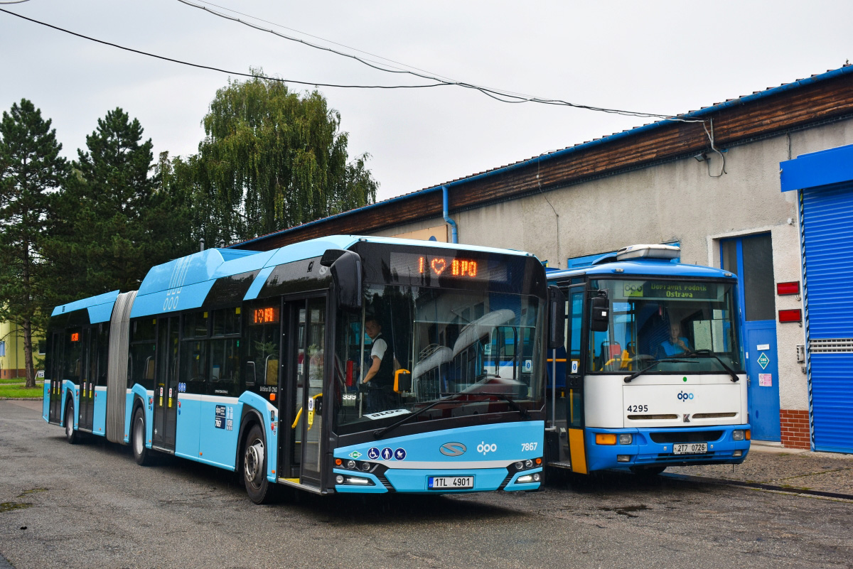 Čehija, Solaris Urbino IV 18 CNG № 7867; Čehija — Den ostravských dopraváků 2019 / Ostrava public transport workers' day 2019