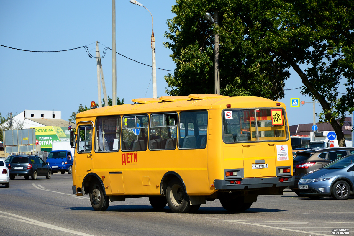 Краснодарский край, ПАЗ-3205-110 № Е 603 УМ 23