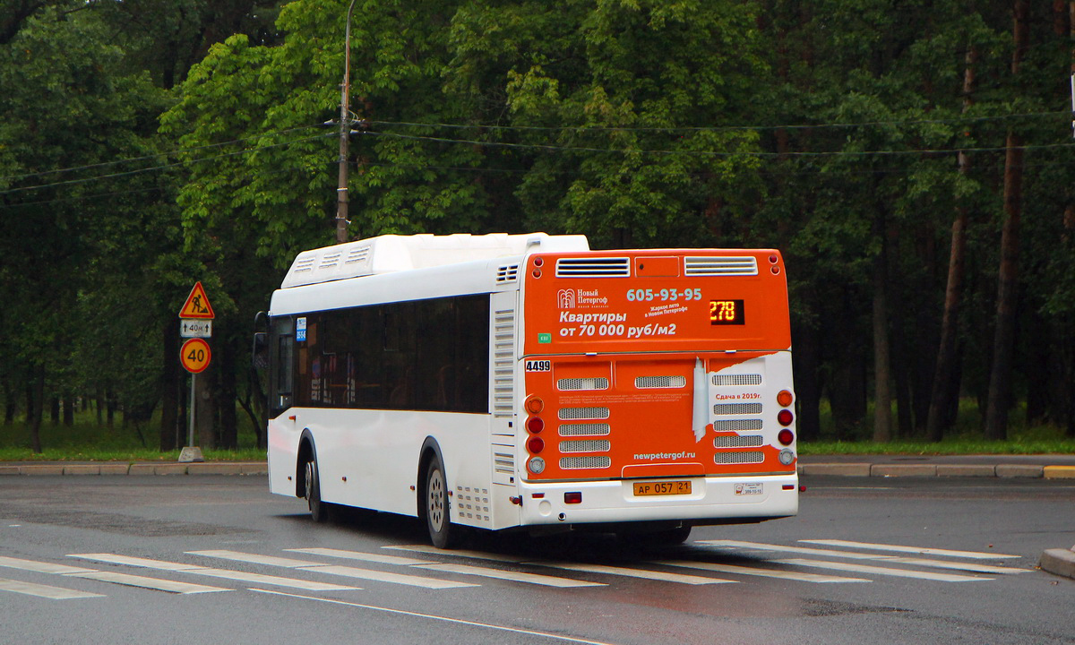 Санкт-Петербург, ЛиАЗ-5292.67 (CNG) № 4499