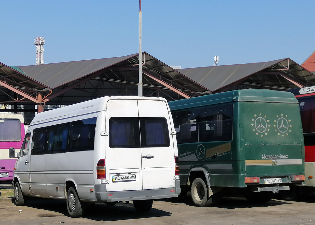 Волынская область, Mercedes-Benz Sprinter W903 313CDI № AC 4688 BK; Волынская область, Mercedes-Benz T2 612D № AC 8847 AX