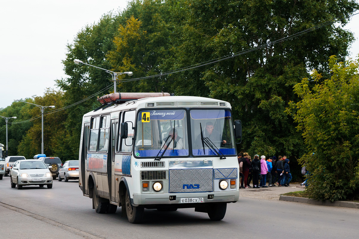 Томская область, ПАЗ-32054 № Е 038 СХ 70