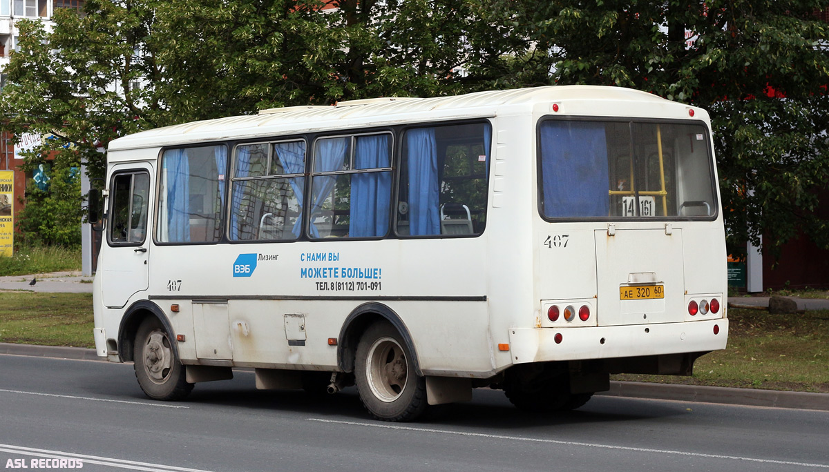 Псковская область, ПАЗ-32054 № 407