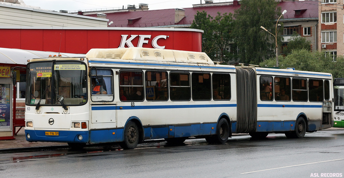 Наўгародская вобласць, ЛиАЗ-6212.70 № 63