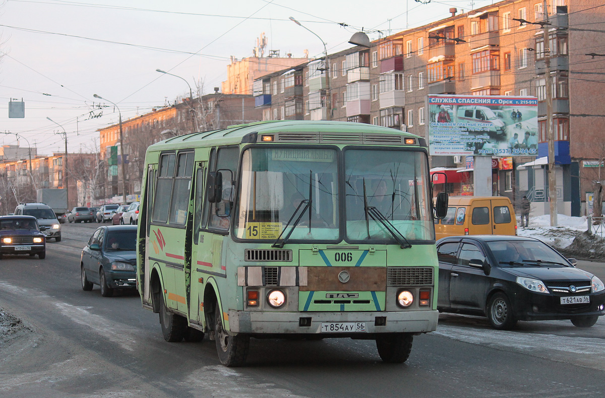 Оренбургская область, ПАЗ-32054 № 006