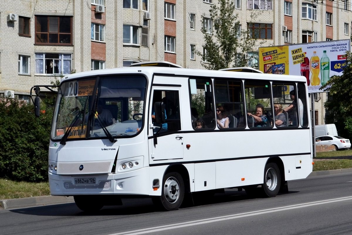 Ставропольский край, ПАЗ-320302-12 "Вектор" № Е 862 НВ 126