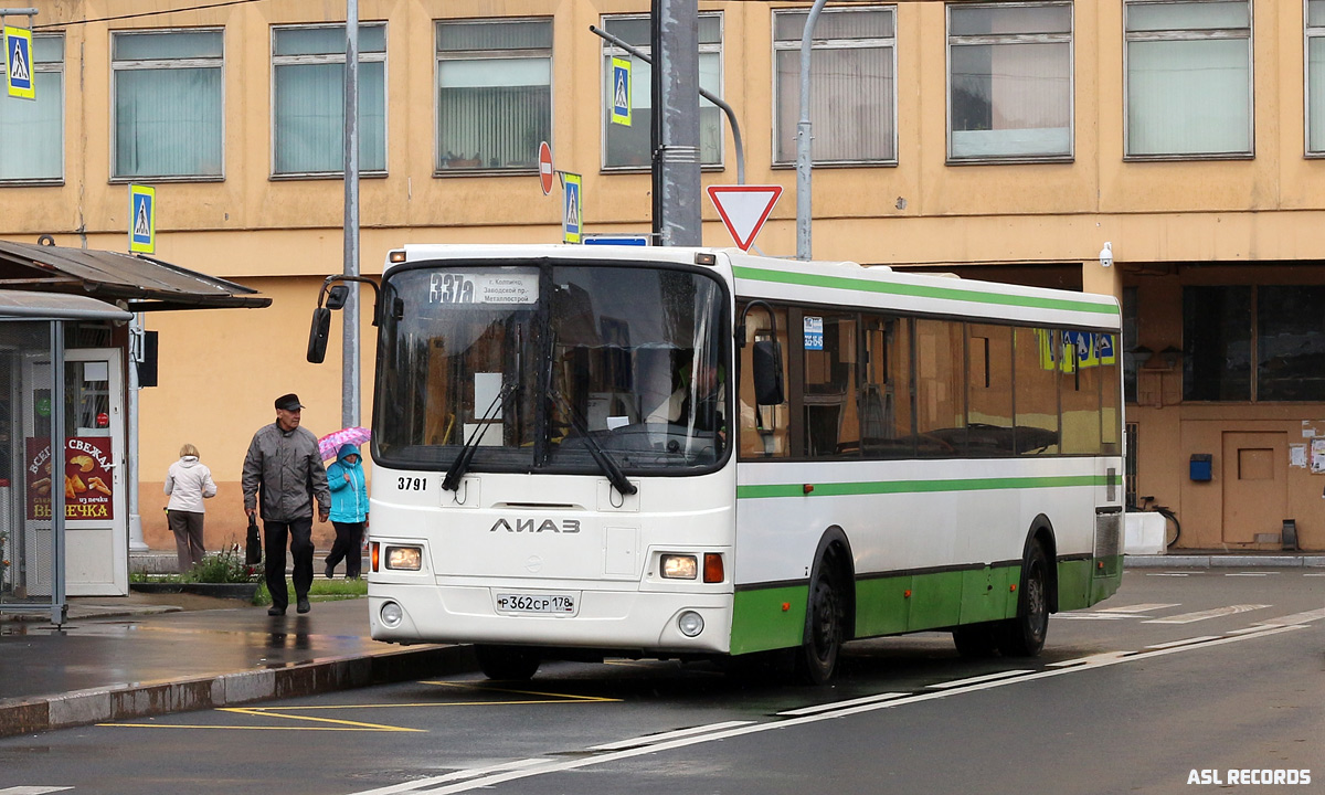 Санкт-Петербург, ЛиАЗ-5293.60 № 3791