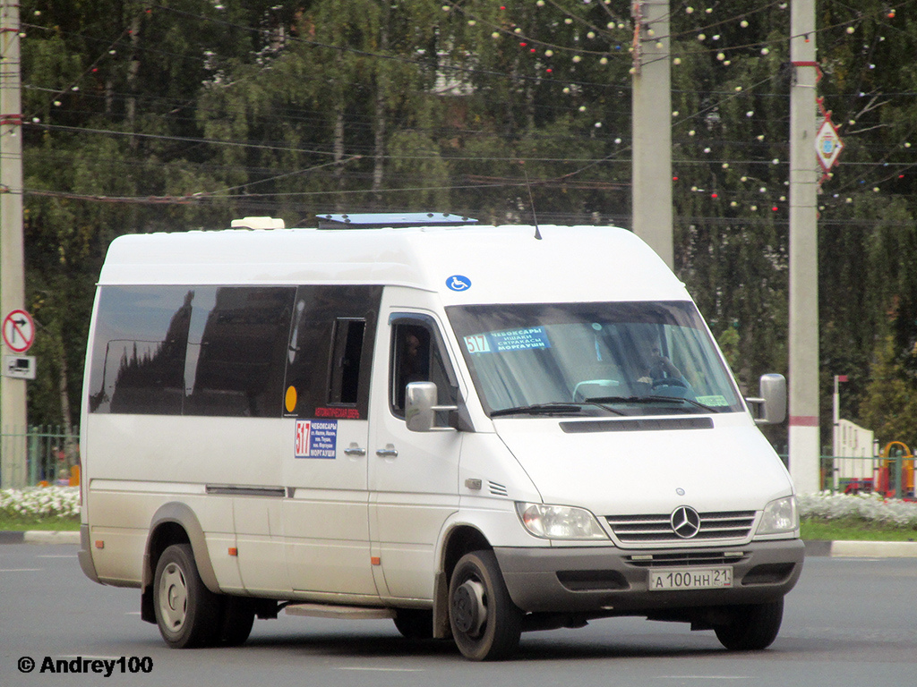 Chuvashia, Luidor-223201 (MB Sprinter Classic) # А 100 НН 21