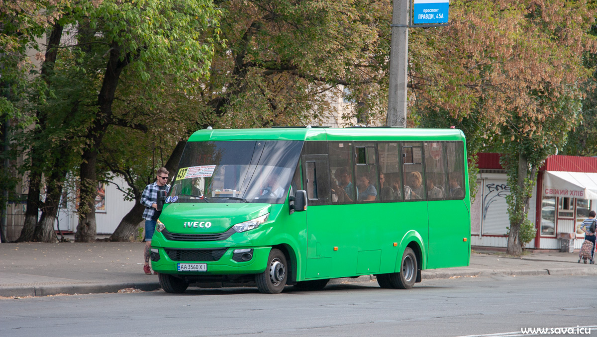 Киев, Рута 40С № AA 3560 XI