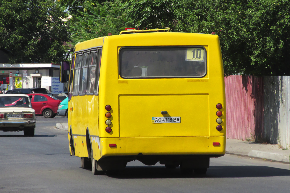 Закарпацкая вобласць, Богдан А092 (Y99-C53) № AO 4118 BA