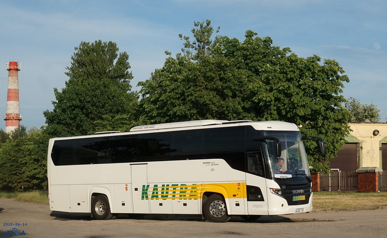 Литва, Scania Touring HD 12.0 № 494