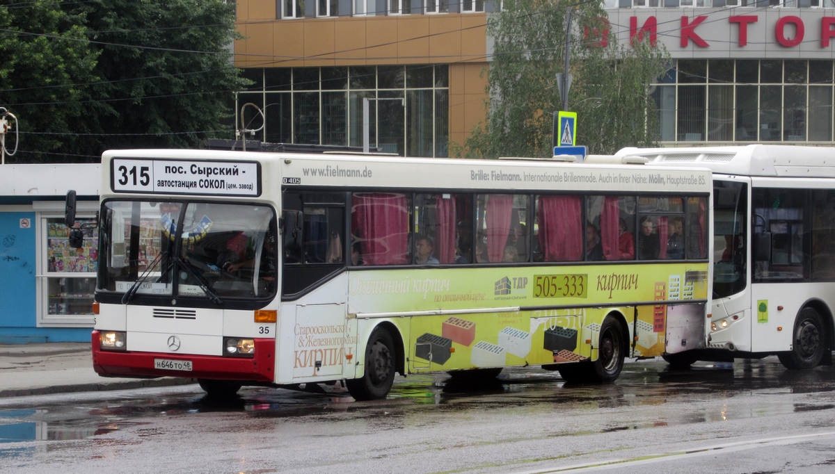 Lipetsk region, Mercedes-Benz O405 # Н 646 ТО 48