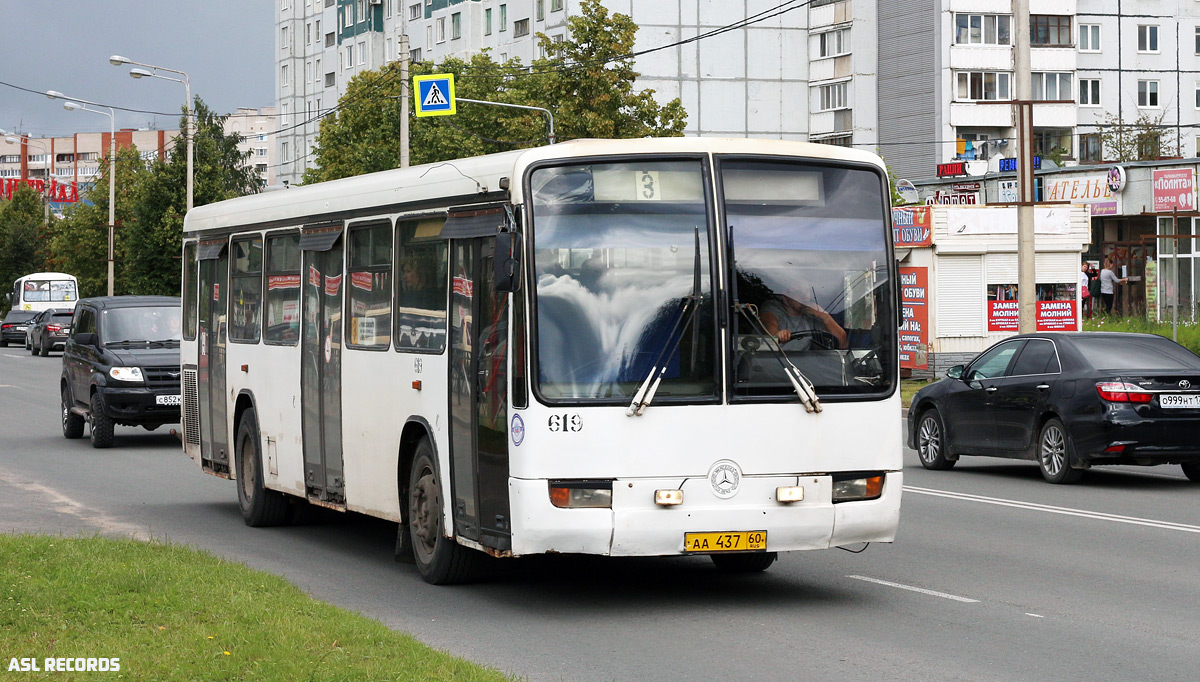 Псковская область, Mercedes-Benz O345 № 619