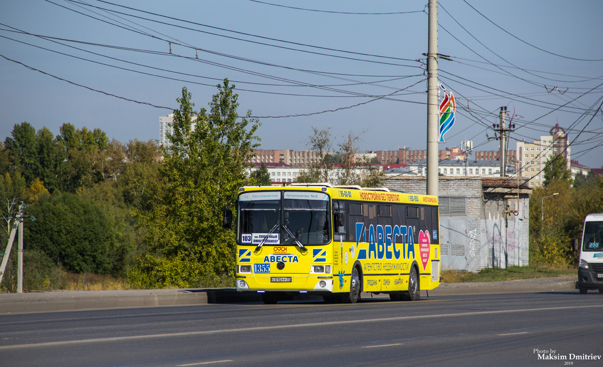 Omsk region, LiAZ-5256.53 Nr. 1355