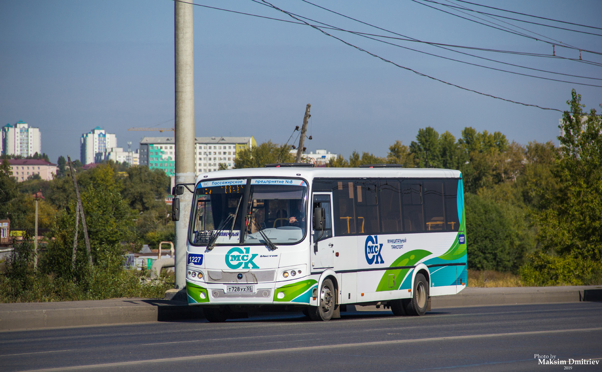 Омская область, ПАЗ-320414-04 "Вектор" (1-2) № 1227