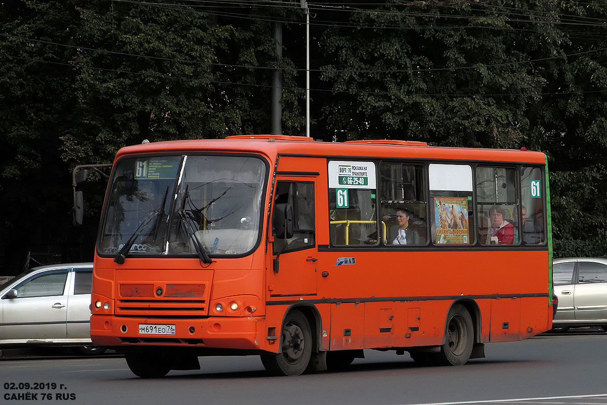 Ярославская область, ПАЗ-320402-05 № М 691 ЕО 76