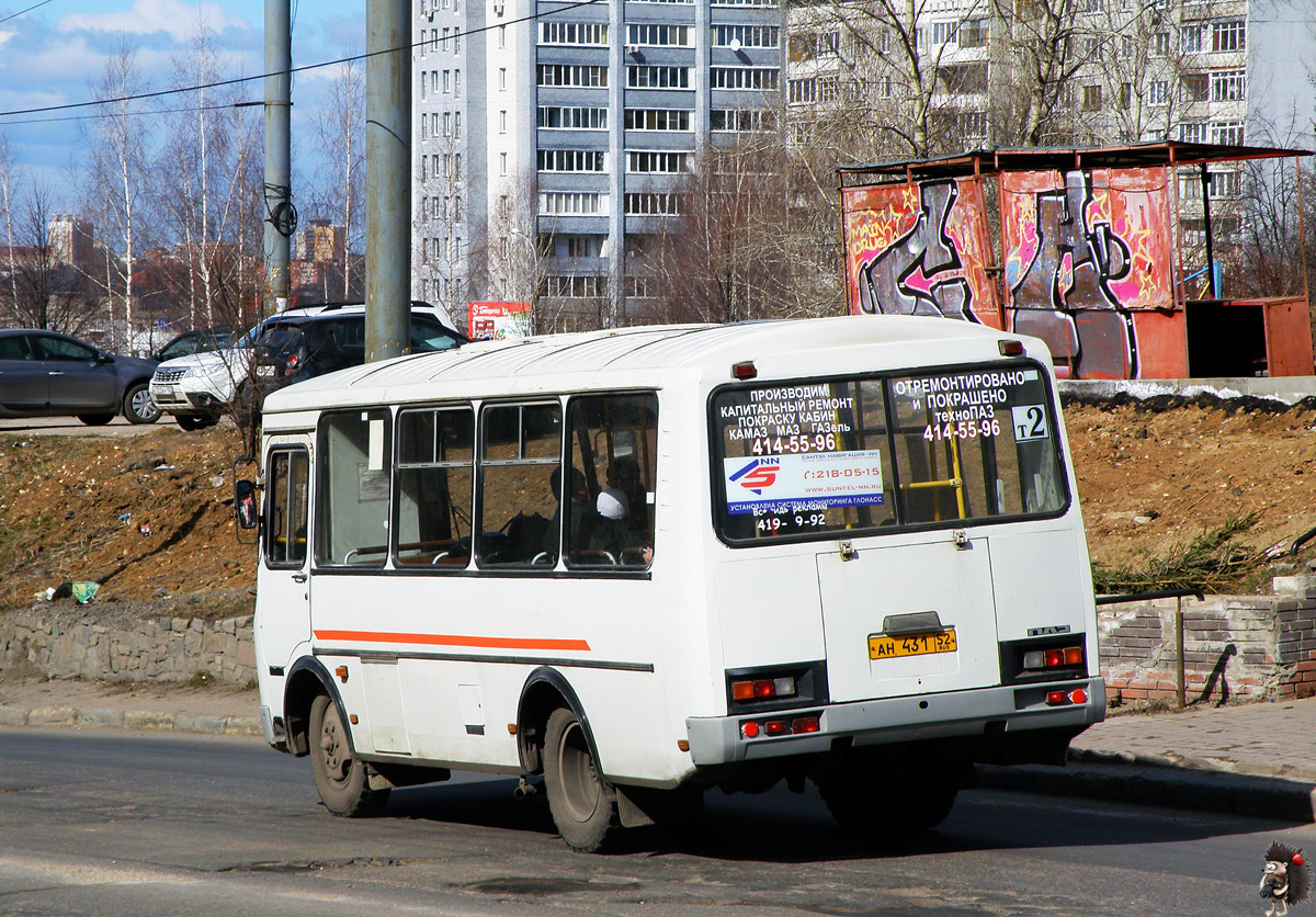 Нижегородская область, ПАЗ-32054 № АН 431 52