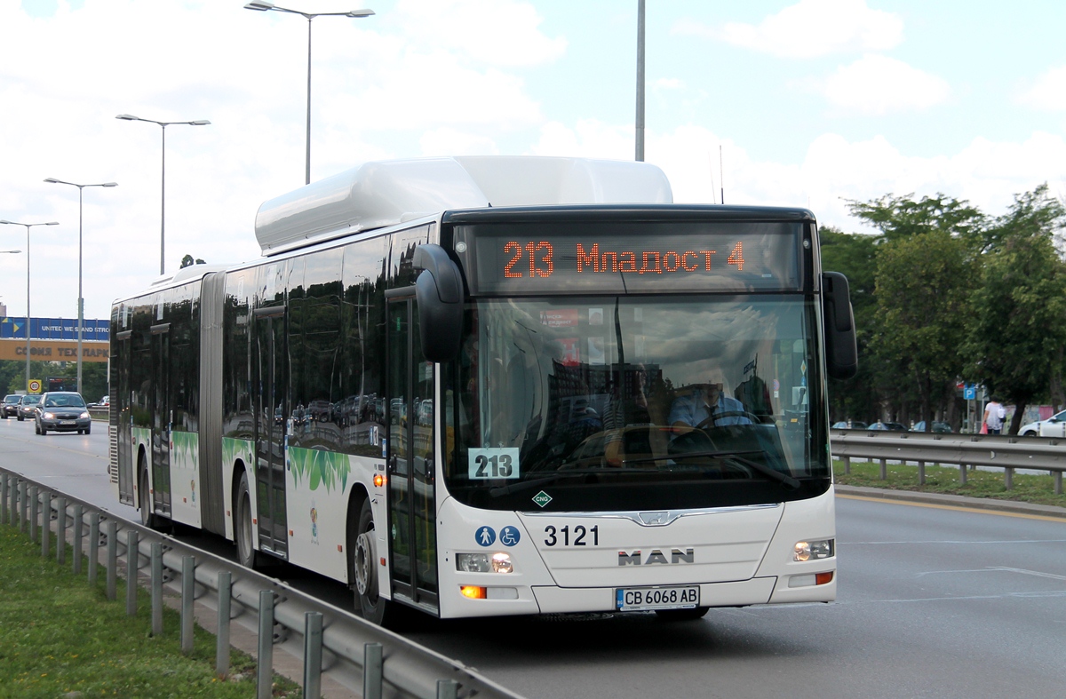 Болгария, MAN A23 Lion's City G NG313 CNG № 3121