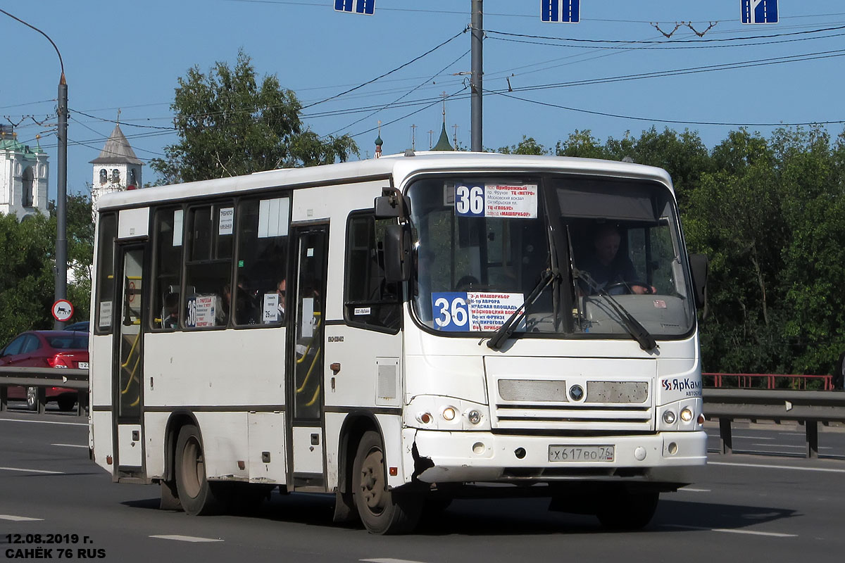 Ярославская область, ПАЗ-320402-05 № Х 617 ВО 76