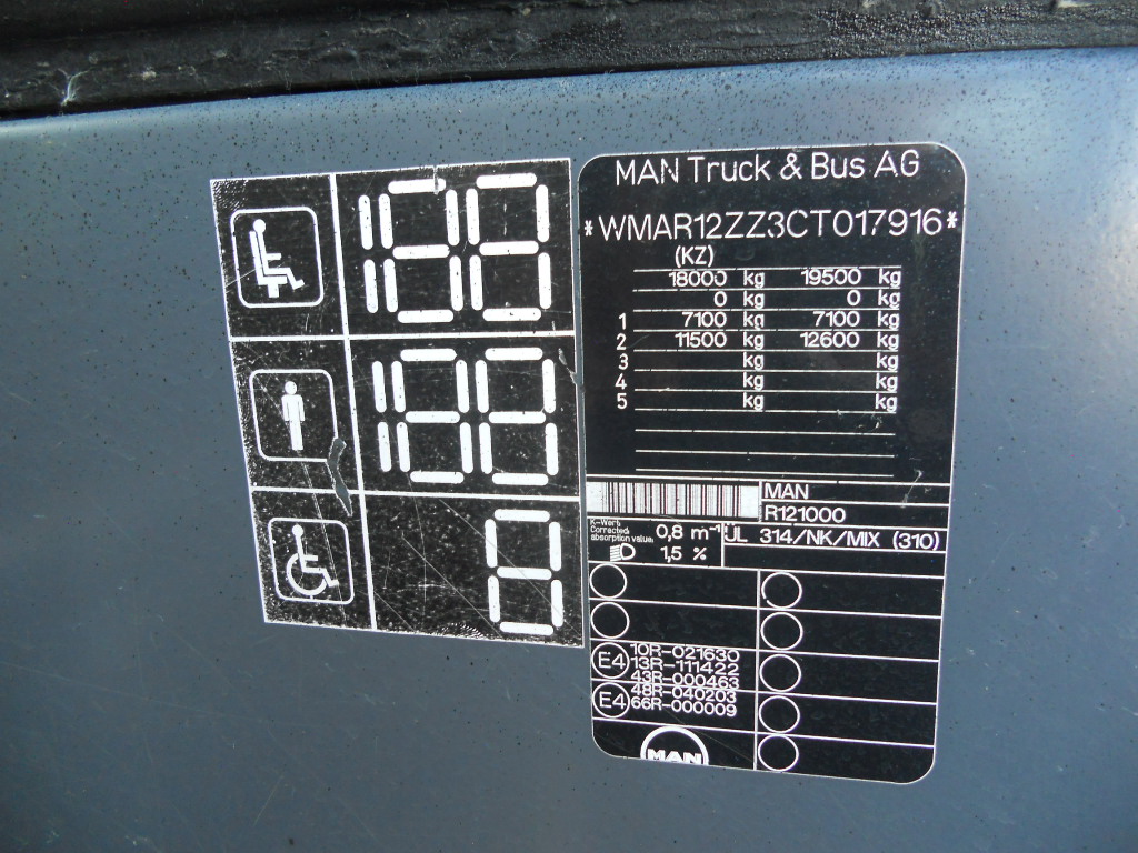 Карагандинская область, MAN R12 Lion's Regio ÜL314 № M 314 DD