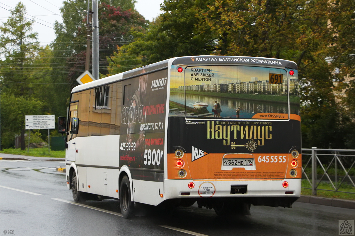 Санкт-Петербург, ПАЗ-320414-05 "Вектор" (1-2) № У 362 МВ 178