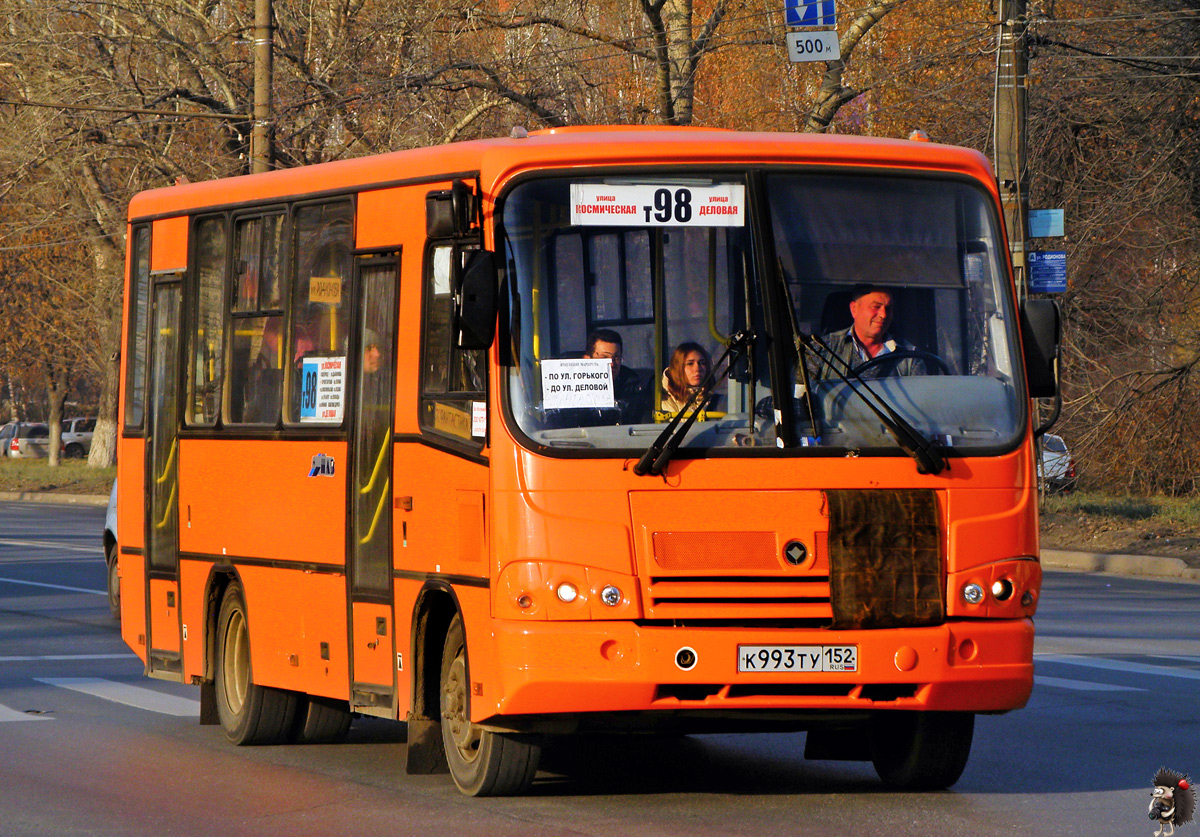 Нижегородская область, ПАЗ-320402-05 № К 993 ТУ 152