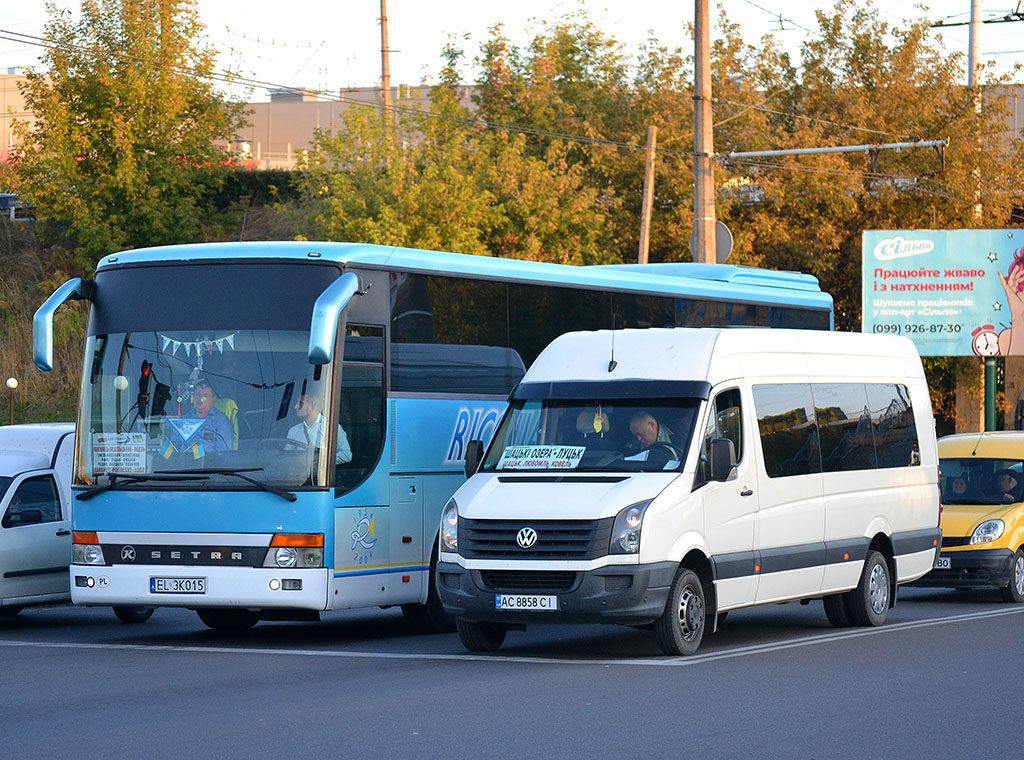 Волынская область, Volkswagen Crafter № AC 8858 CI