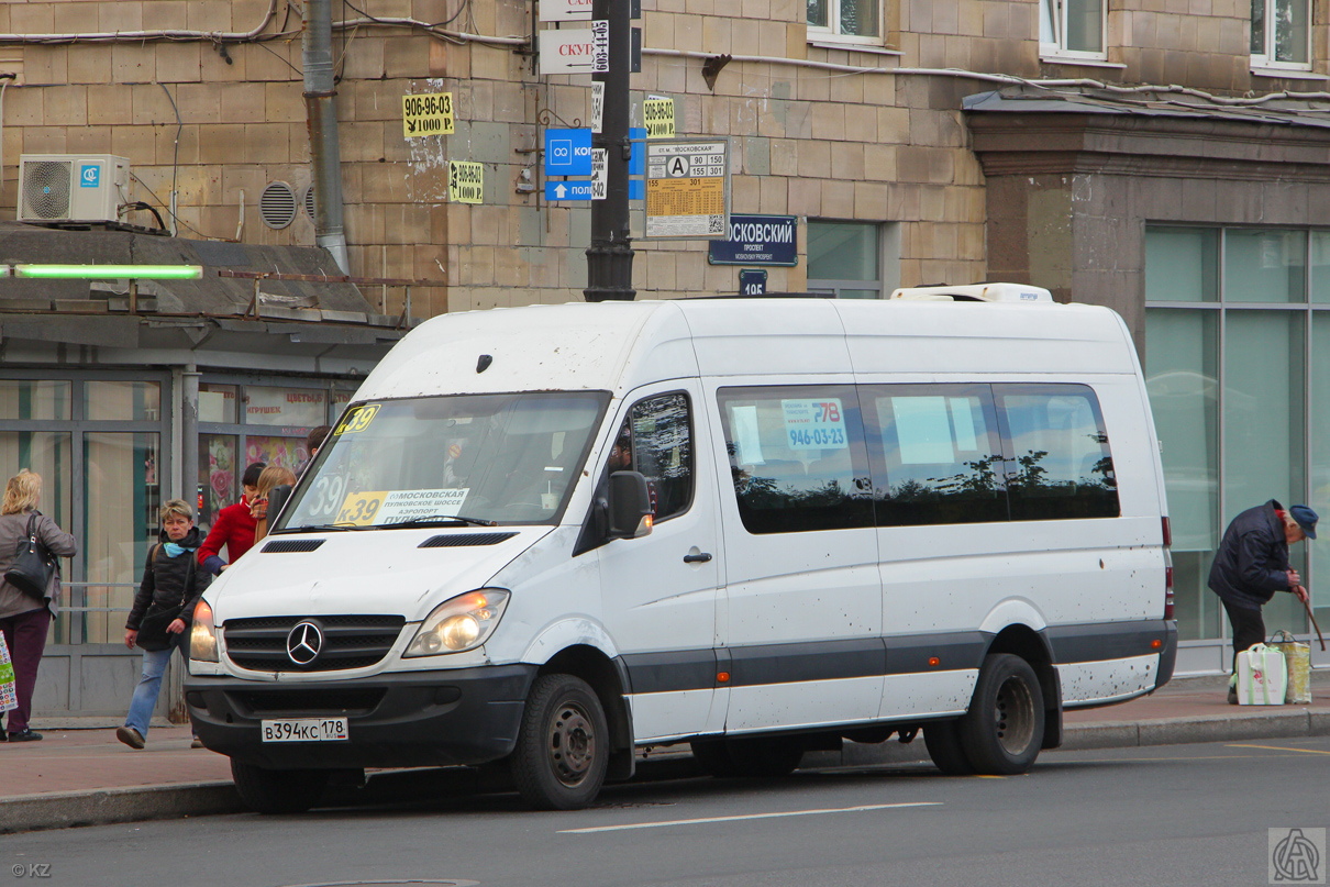 Санкт-Петербург, Луидор-22360C (MB Sprinter) № В 394 КС 178