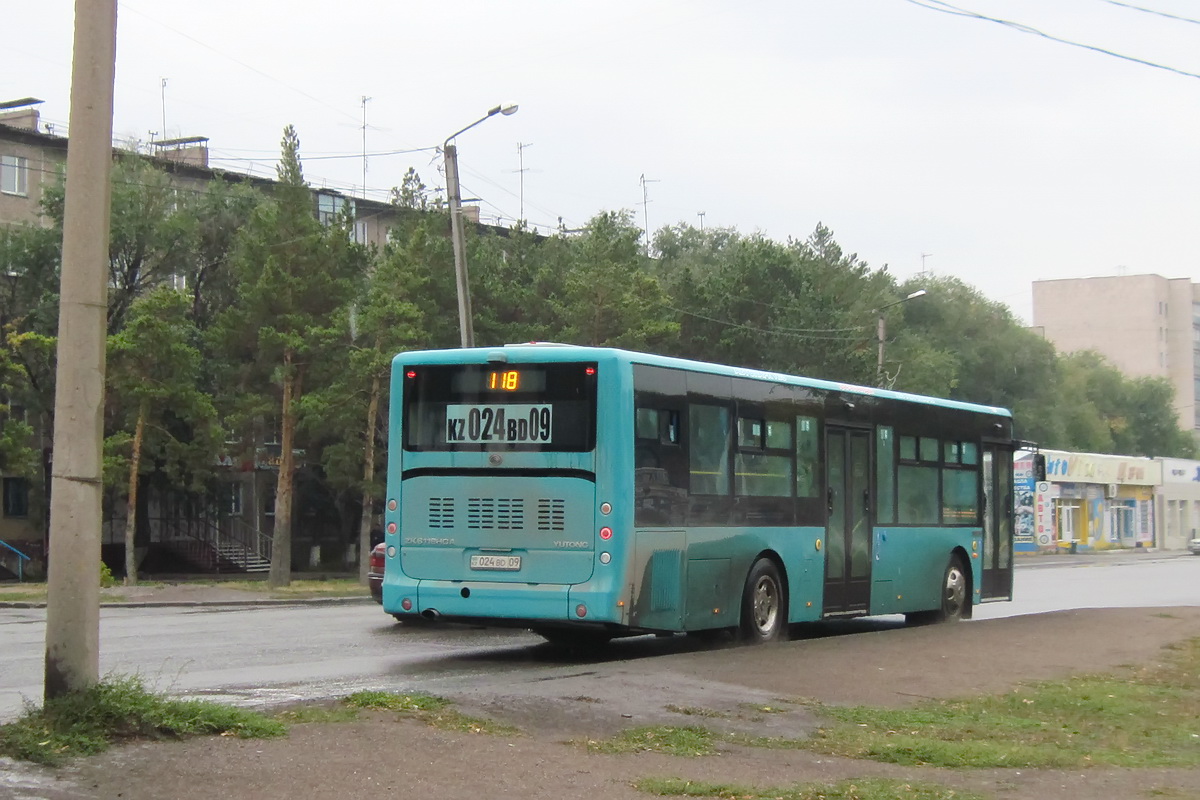 Карагандинская область, Yutong ZK6118HGA № 024 BD 09