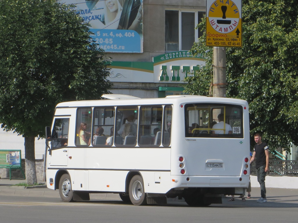 Курганская область, ПАЗ-320302-12 "Вектор" № С 115 ММ 45