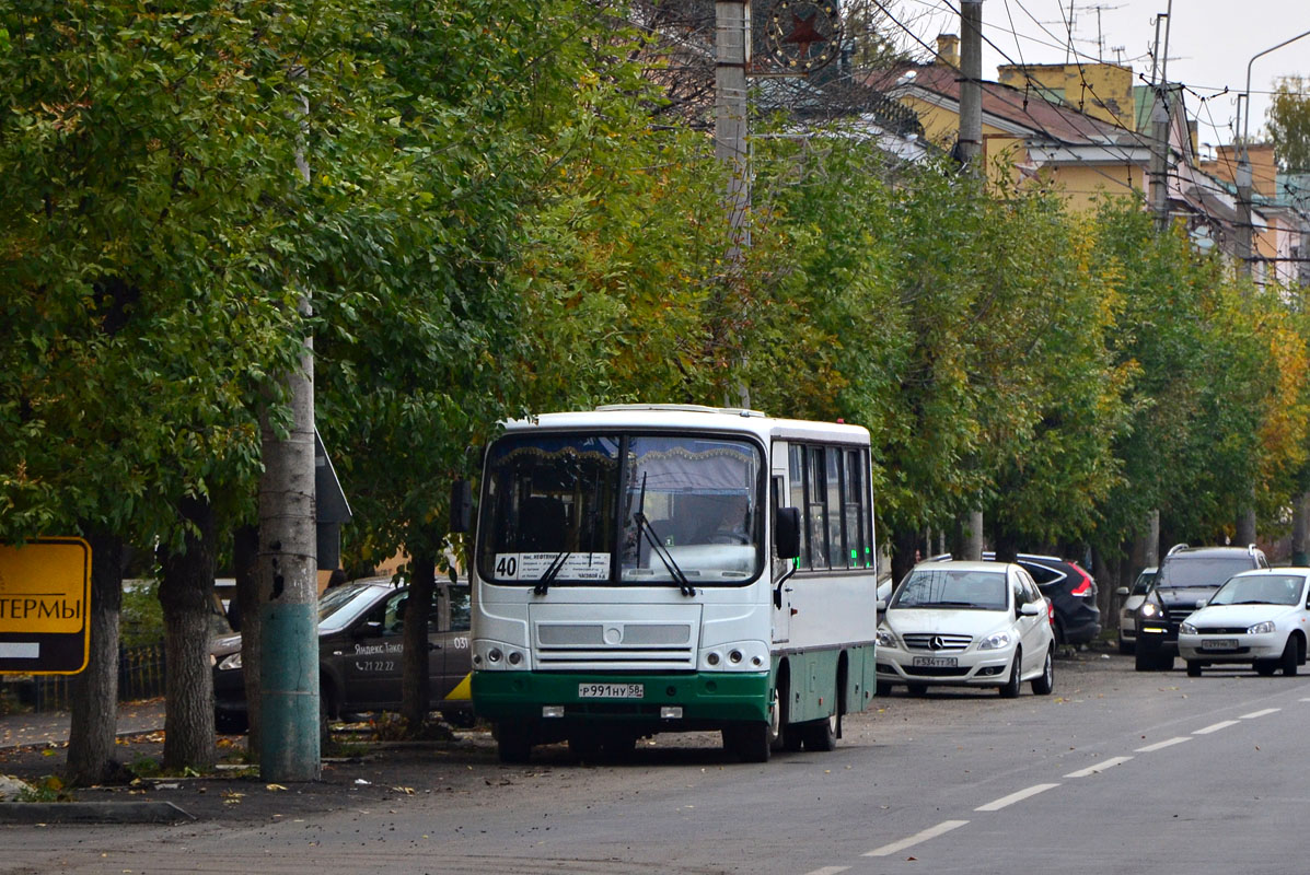 Пензенская область, ПАЗ-320402-03 № Р 991 НУ 58