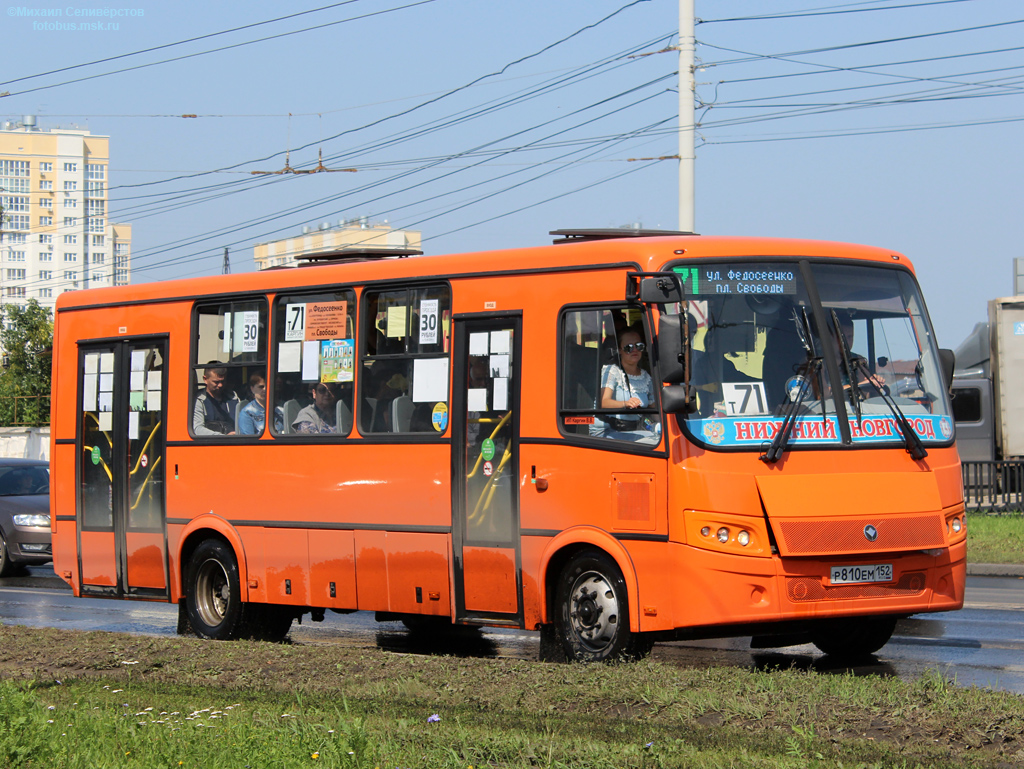 Nizhegorodskaya region, PAZ-320414-05 "Vektor" # Р 810 ЕМ 152
